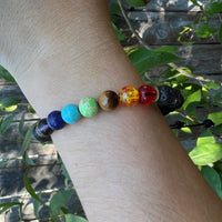 CHAKRA LAVA STONE BRACELET