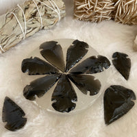 BLACK OBSIDIAN ARROWHEAD