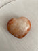 CARNELIAN HEART SHAPED PALM STONE