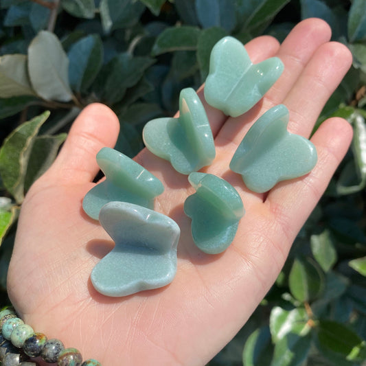 GREEN AVENTURINE BUTTERFLY