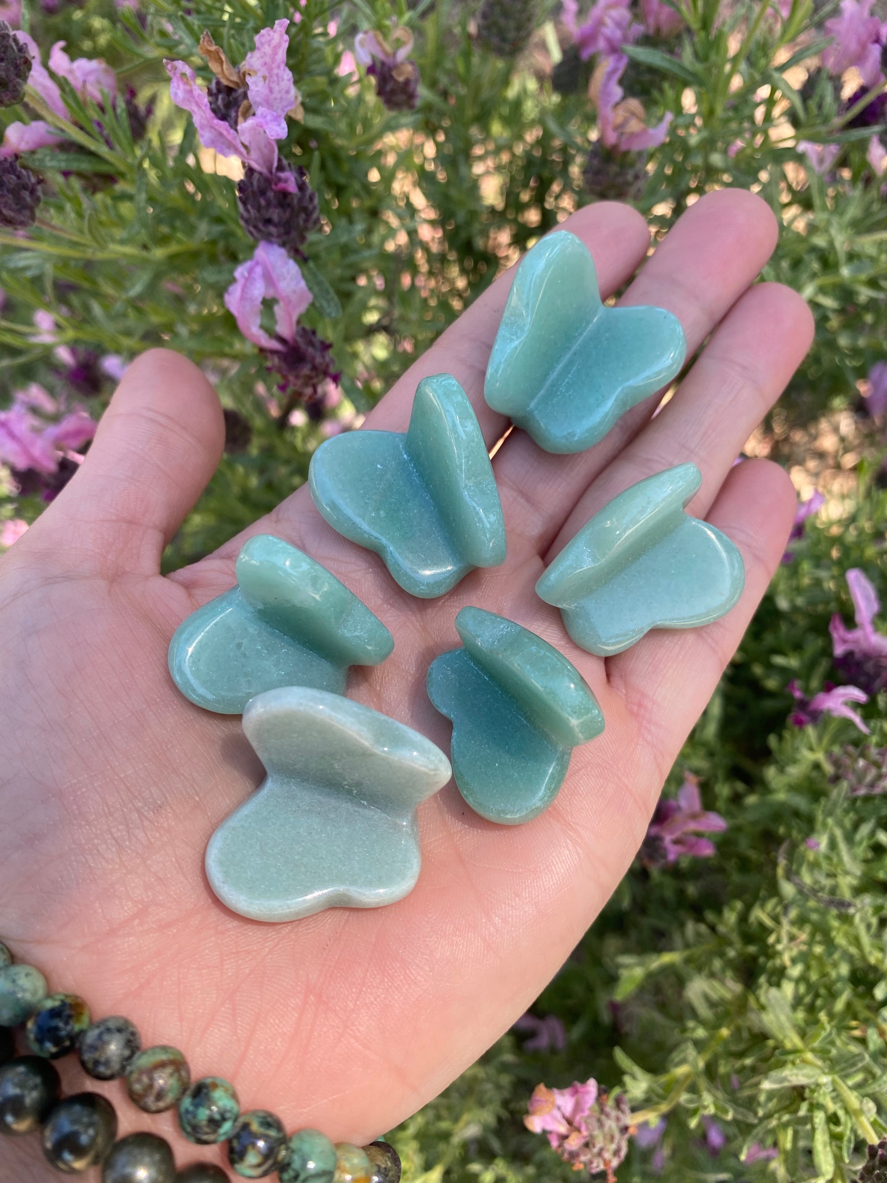 GREEN AVENTURINE BUTTERFLY