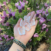CLEAR QUARTZ BUTTERFLY