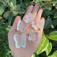 CLEAR QUARTZ BUTTERFLY