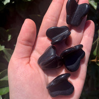 BLACK OBSIDIAN BUTTERFLY