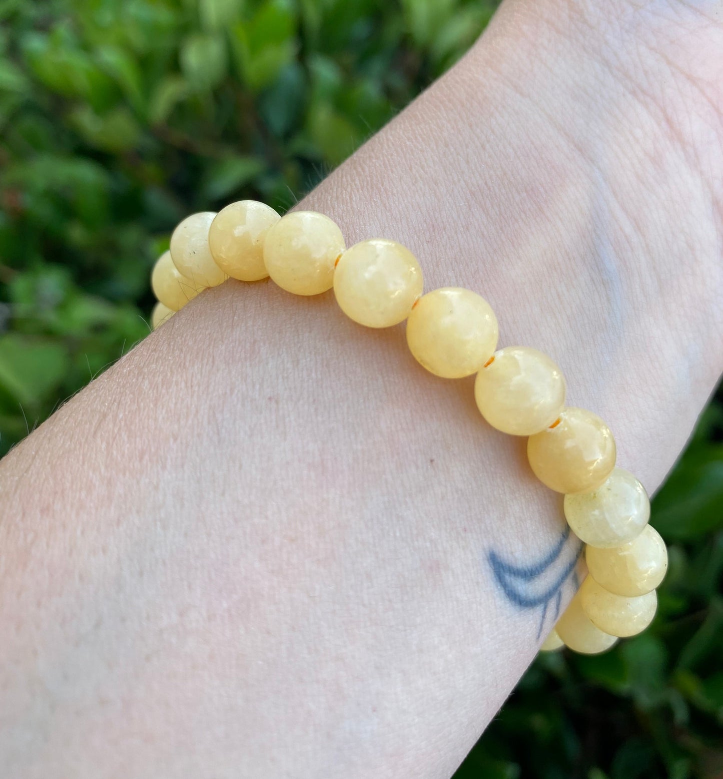 YELLOW CALCITE BRACELET
