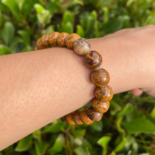 CALLIGRAPHY STONE BRACELET