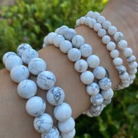 HOWLITE CRYSTAL BRACELET