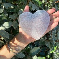 SELENITE HEART CHARGING PLATE