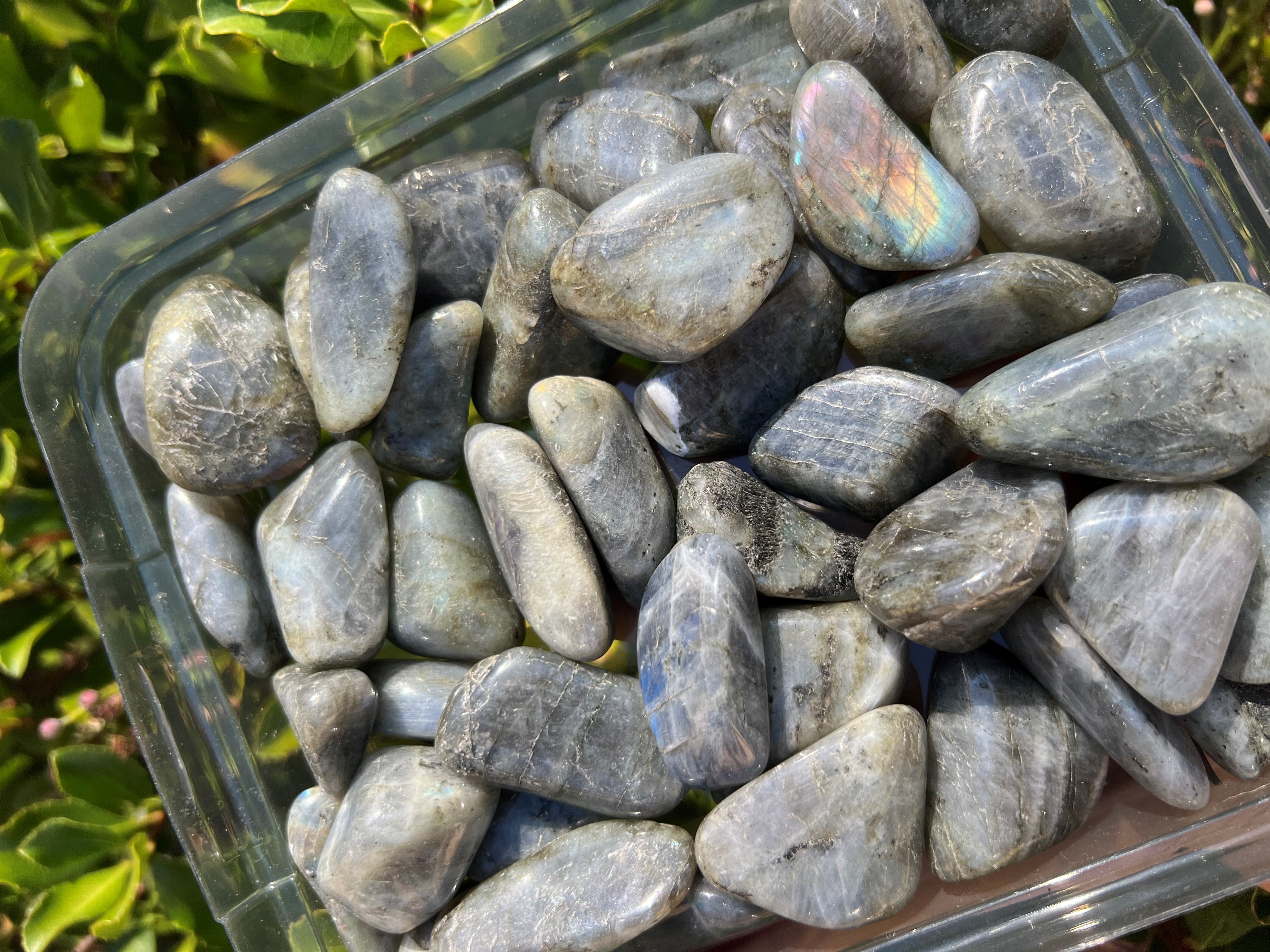 LABRADORITE TUMBLED STONE