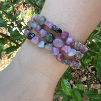 MIXED TOURMALINE NUGGET BRACELET