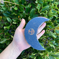 SHUNGITE TREE OF LIFE ORGONITE MOON