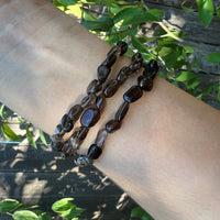 SMOKY QUARTZ NUGGET BRACELET