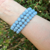 ANGELITE BRACELET 8MM