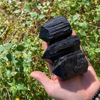 BLACK TOURMALINE TOP POLISH POINT