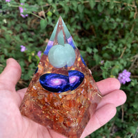 CARNELIAN AGATE ASTRONOMY ORGONITE