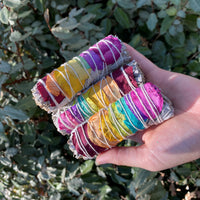 CHAKRA WHITE SAGE WITH ROSE PETALS SMUDGE STICK