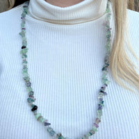FLUORITE CHIP NECKLACE