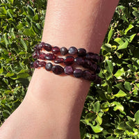 GARNET NUGGET BRACELET