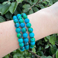 MALACHITE CHRYSOCOLLA BRACELET