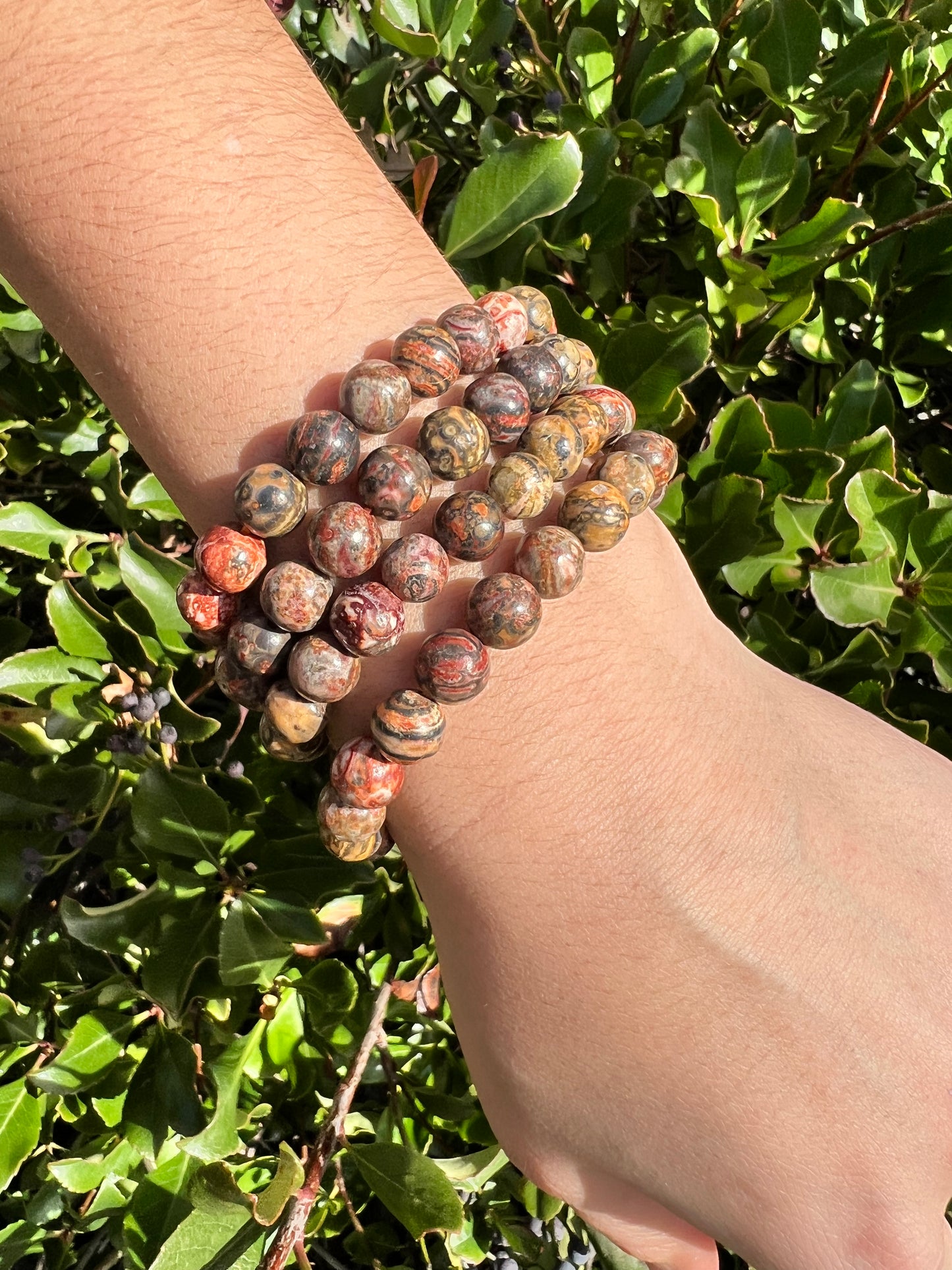 LEOPARD SKIN JASPER BRACELET