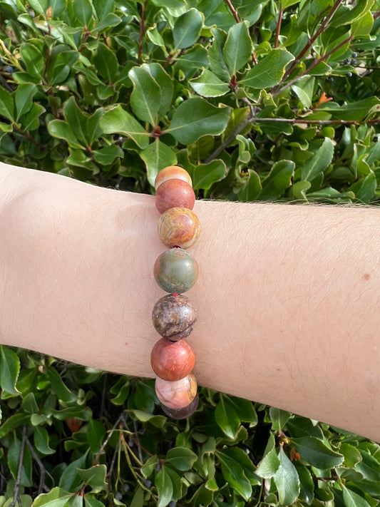 POLYCHROME JASPER BRACELET