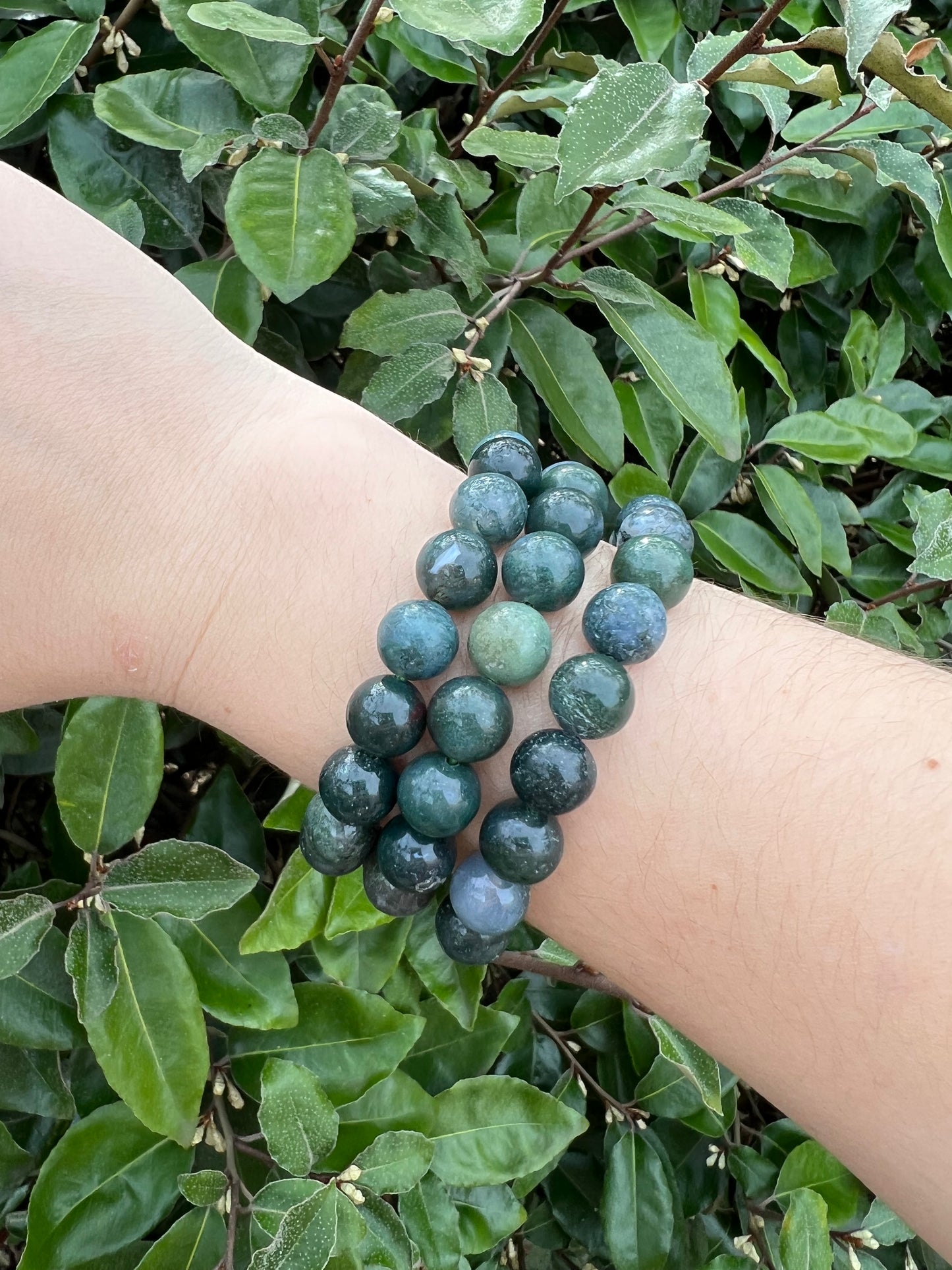 MOSS AGATE BRACELET