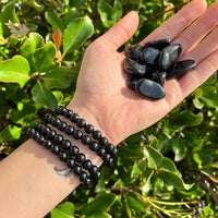 BLACK OBSIDIAN BRACELET