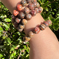 LEOPARD SKIN JASPER BRACELET
