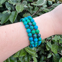 MALACHITE CHRYSOCOLLA BRACELET