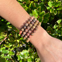 LEOPARD SKIN JASPER BRACELET