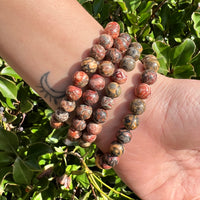 LEOPARD SKIN JASPER BRACELET