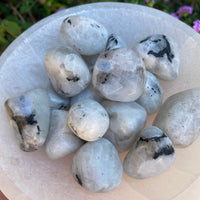 RAINBOW MOONSTONE TUMBLED STONE