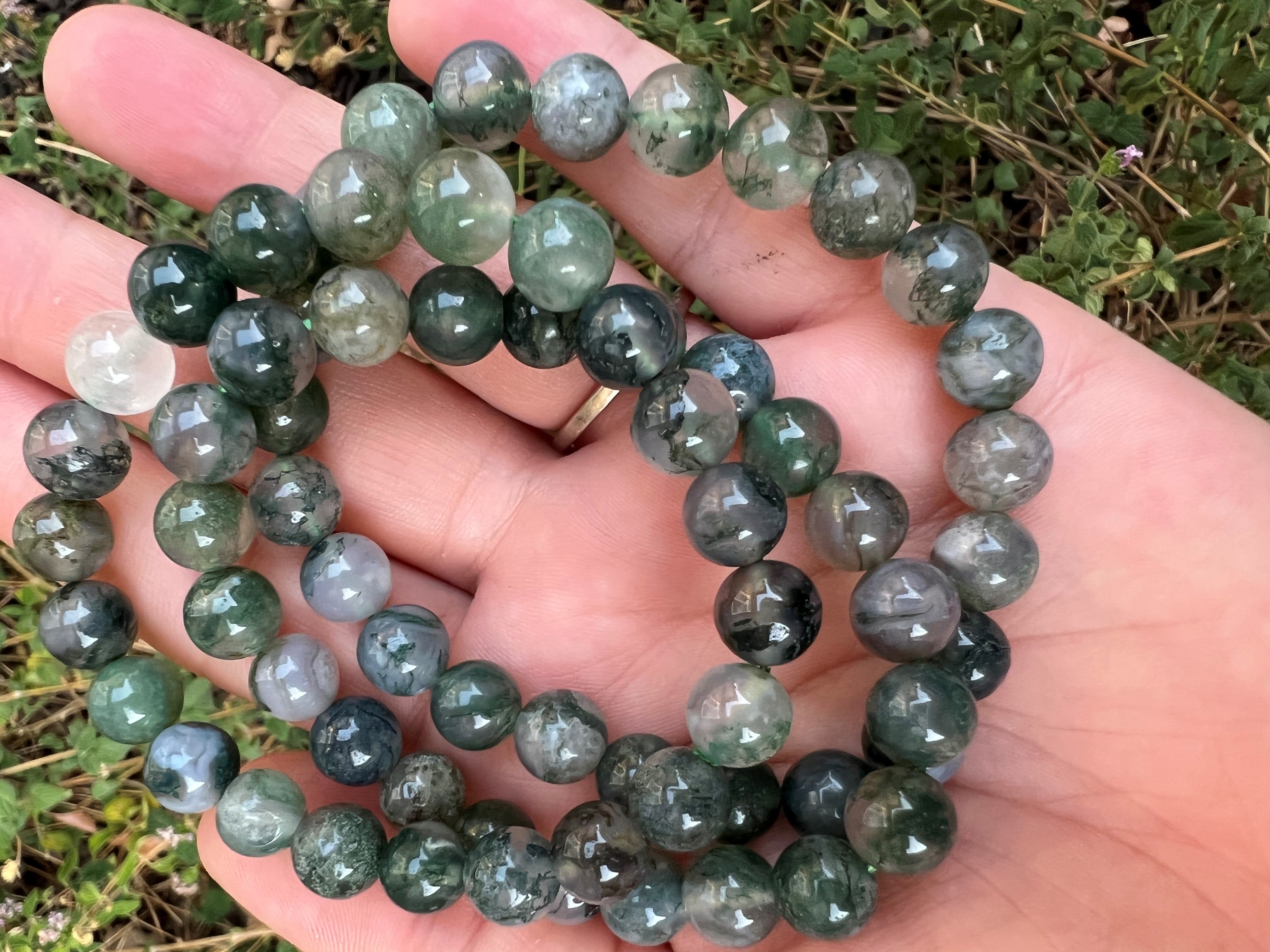 MOSS AGATE BRACELET