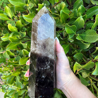SMOKY QUARTZ TOWER LARGE