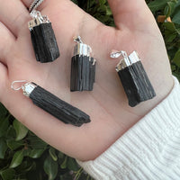 BLACK TOURMALINE PENDANT 